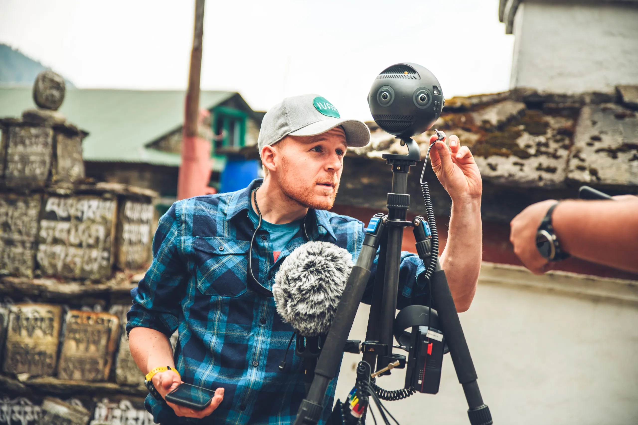 Martin Edström on assignment in Sagarmatha National Park, Nepal.