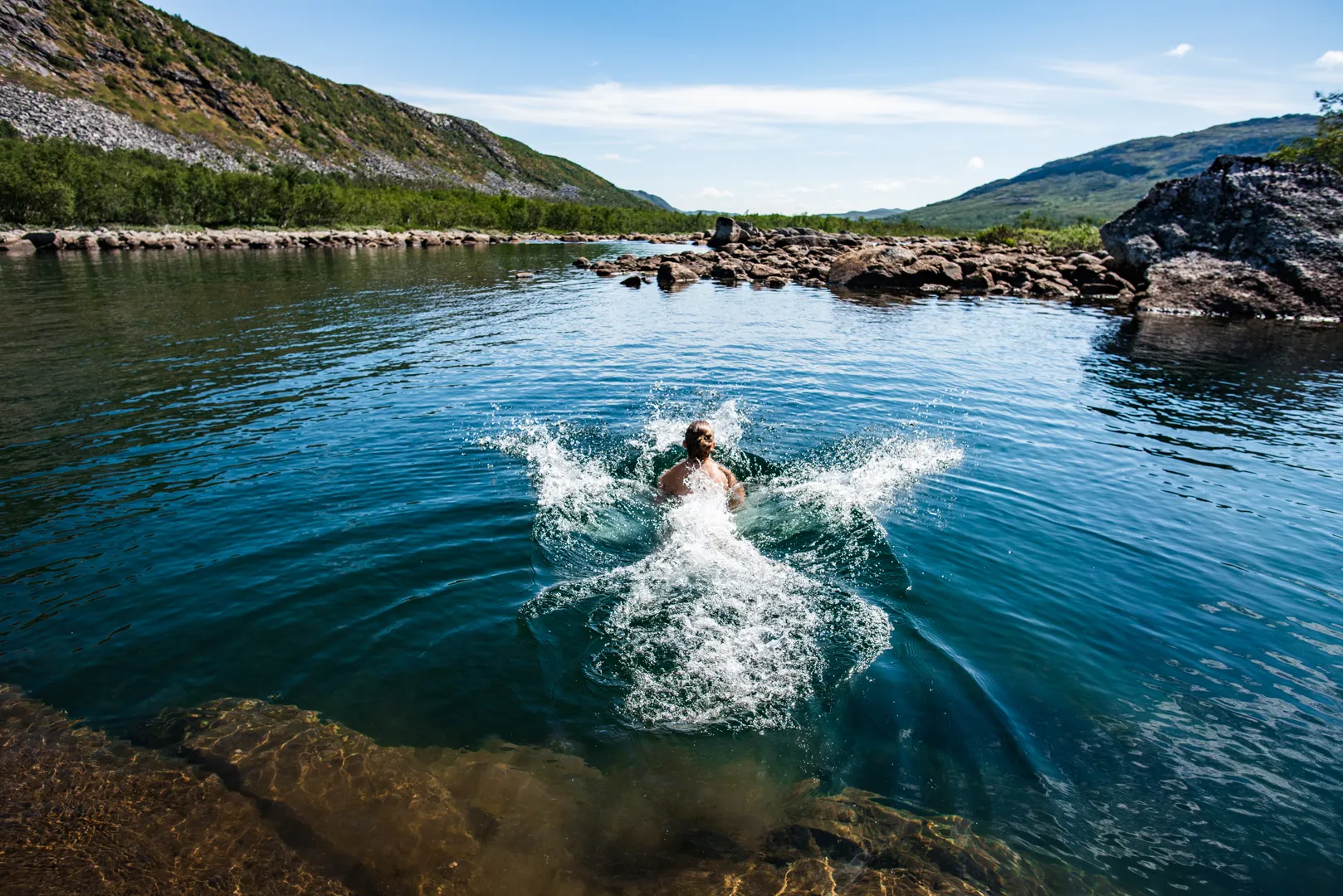 Outdoor lifestyle image with a Nordic feel.