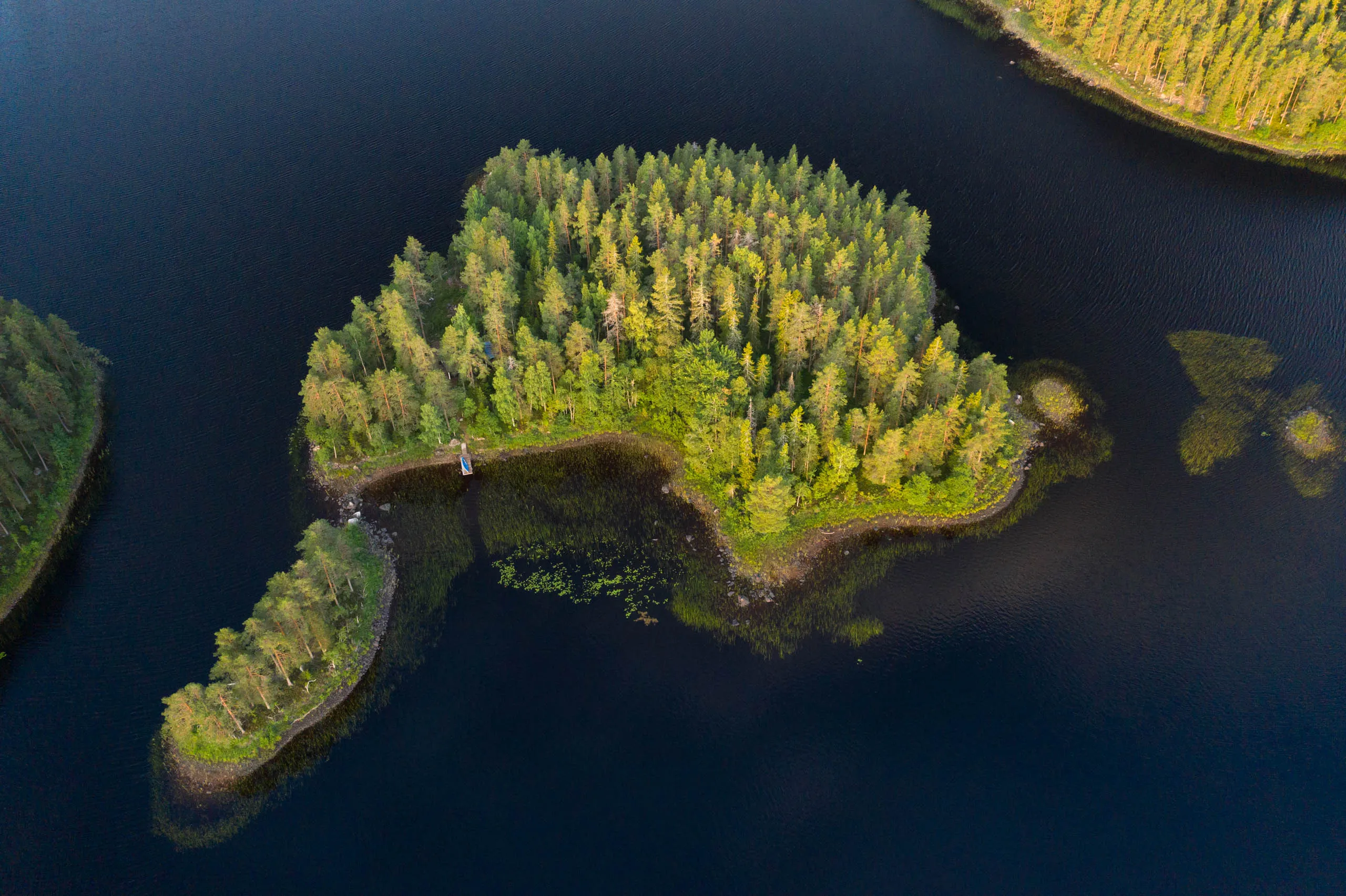 Aerial photograph from Sweden by Martin Edström.