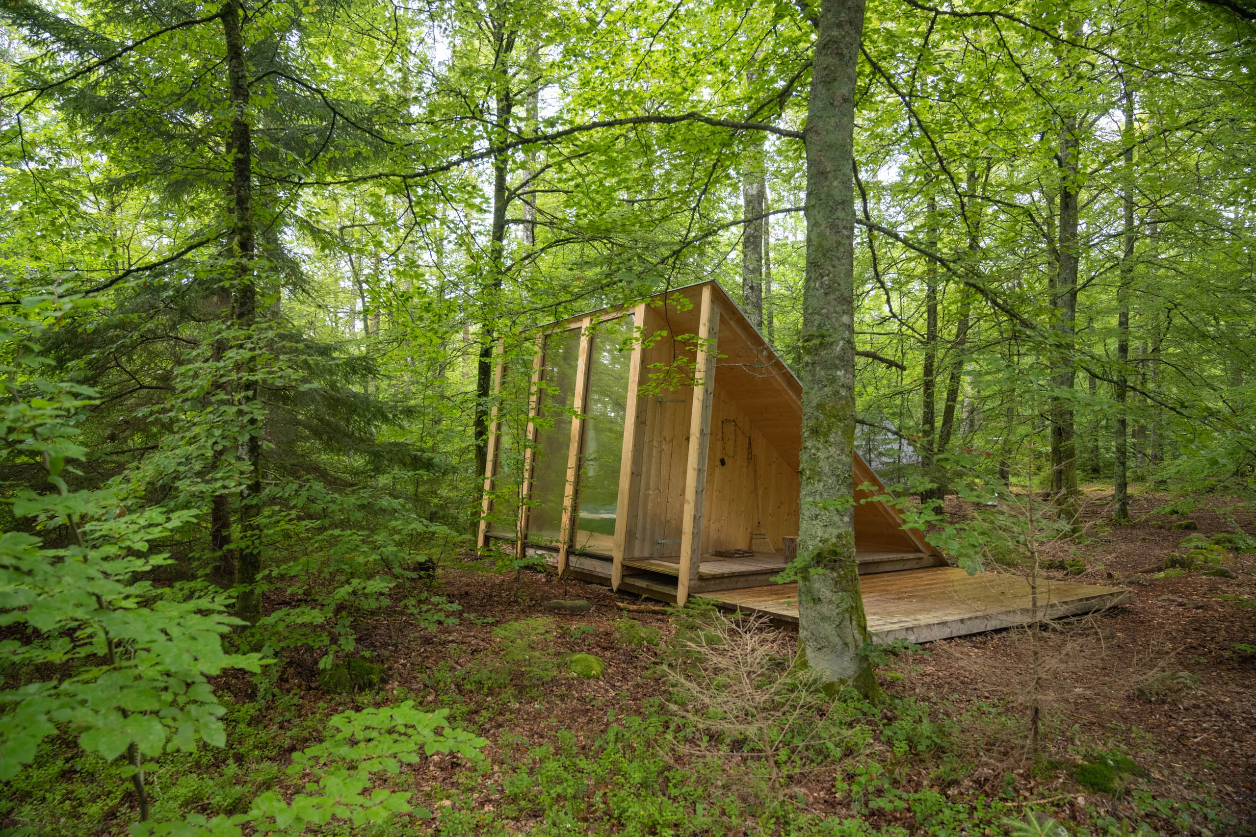 Photo from a visual story on nature living and eco-friendly lodging in Sweden, part of an international campaign for Visit Sweden.